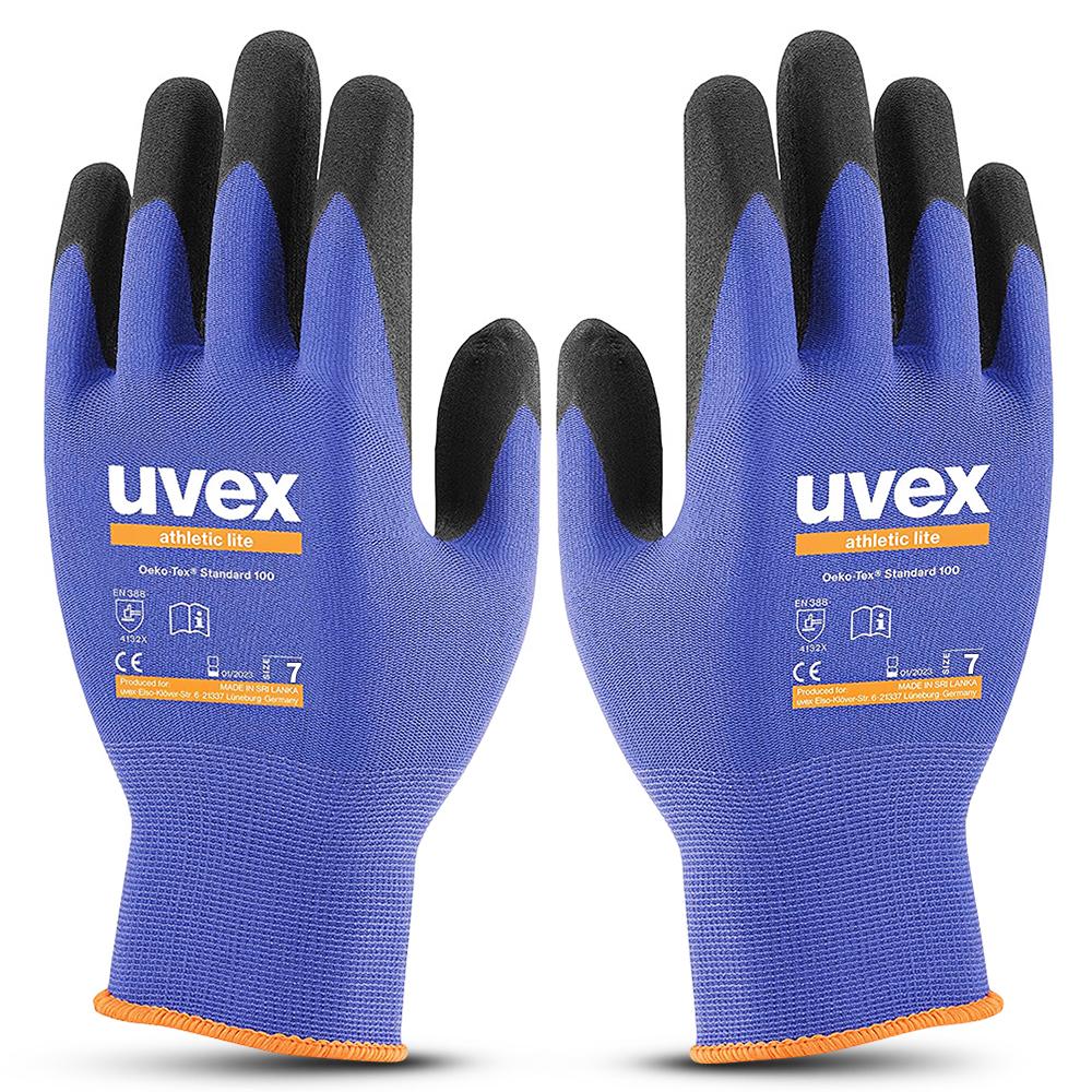 Uvex 6002707 Athletic Lite NBR Palm Gloves (SIZE 7) – image 2