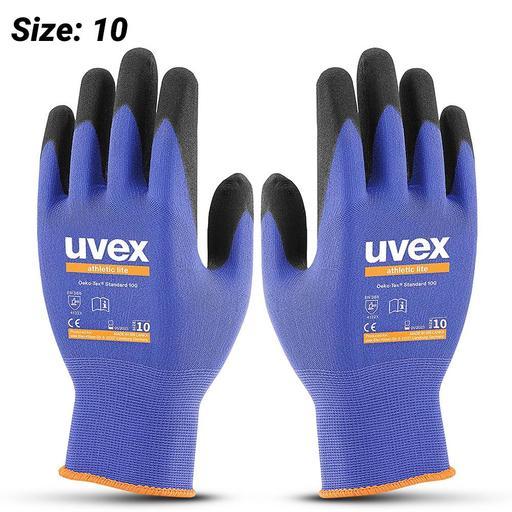 Uvex 6002710 Athletic Lite NBR Palm Gloves (SIZE 10)