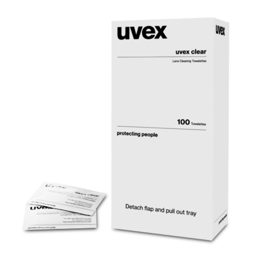 Uvex 1005 100-Pack Lens Cleaning Towelettes