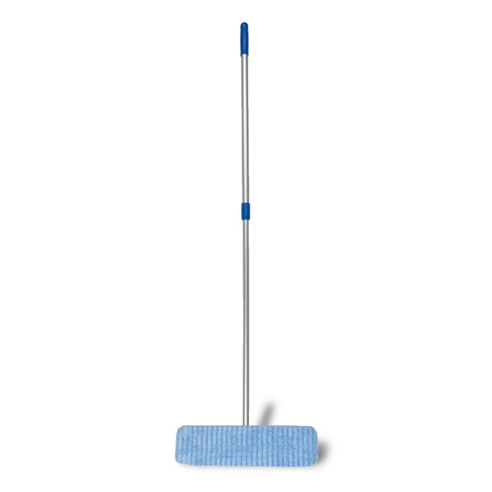CleanLink 12119 45cm Microfibre Flat Head Mop with 135cm Telescopic Handle – image 1