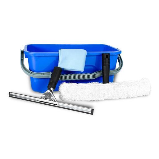 CleanLink 12021 Window Cleaning Kit With Bucket, Cloth, Channel and TBar