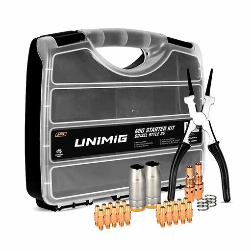 UNIMIG UMSK25 27pce MIG Starter Kit to suit Binzel Style 25