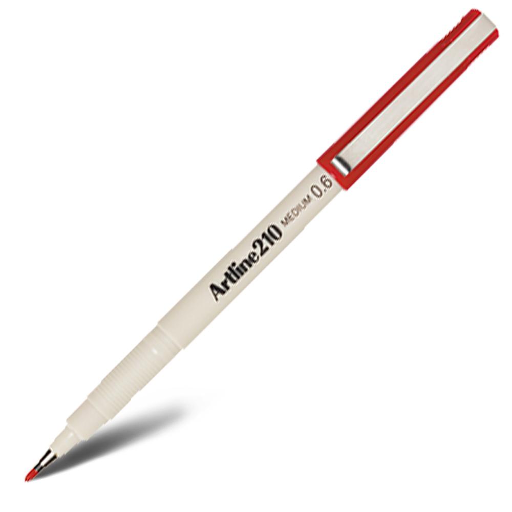 Artline 121002 0.6mm Red (Tilers) 210 Pen – image 1
