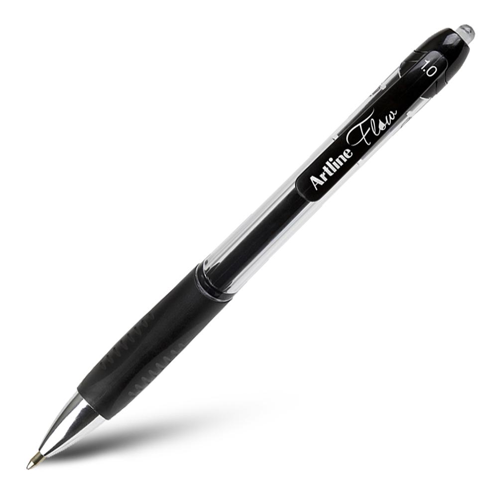Artline 187101 Black Flow Retractable Pen – image 1
