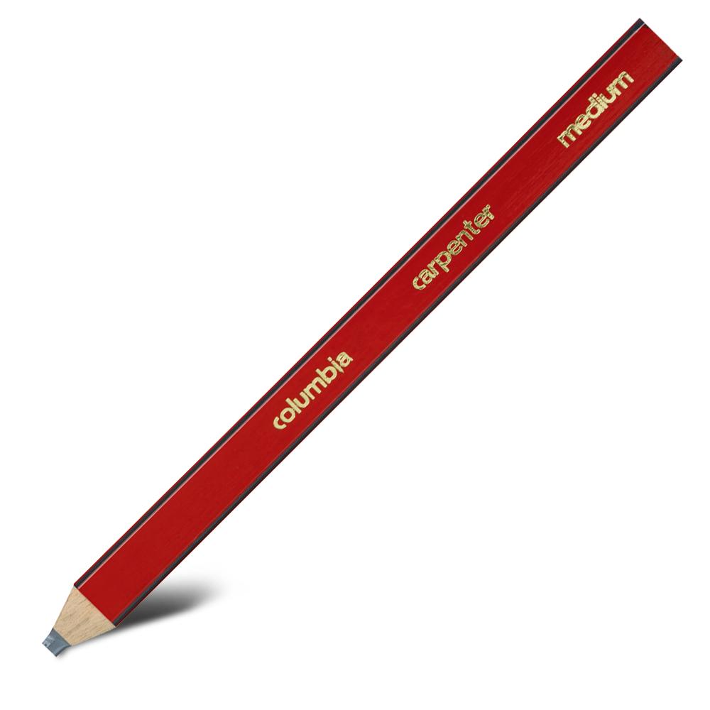 Columbia 611400med Red Medium Carpenter Pencil