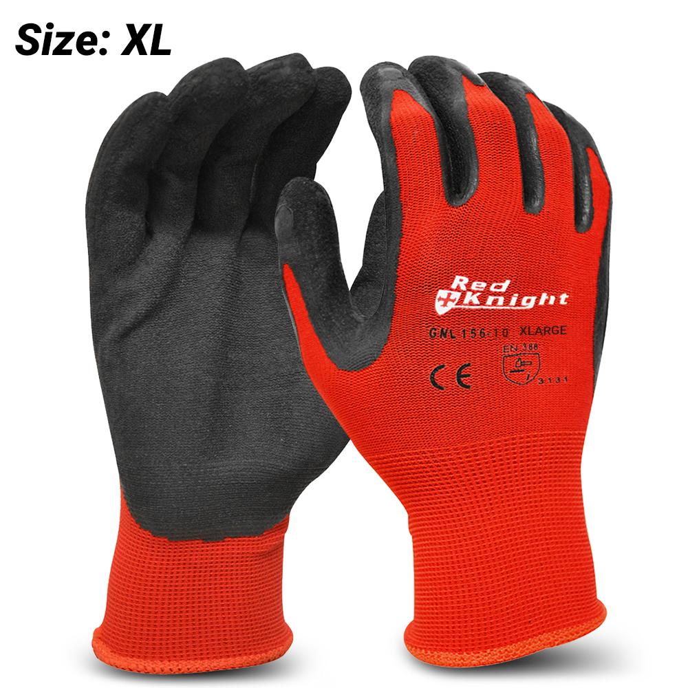 Maxisafe GNL156-10 (GNL156-XL) Extra Large Red Knight Latex Gripmaster Gloves – image 1