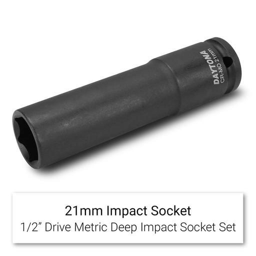 Daytona D12ELIS 12pce 1/2" Drive Deep Impact 10-24mm Metric Socket Set with 120mm Extra Long Socket – image 16