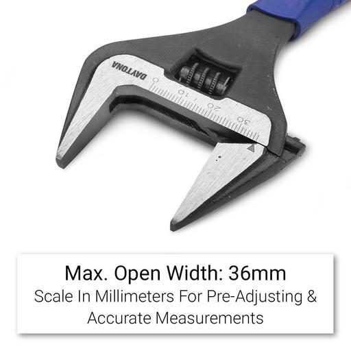 Daytona DW3P150 3pce Heavy Duty Wide Jaw Adjustable Wrench Set – image 4