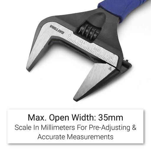 Daytona DW3P150 3pce Heavy Duty Wide Jaw Adjustable Wrench Set – image 5