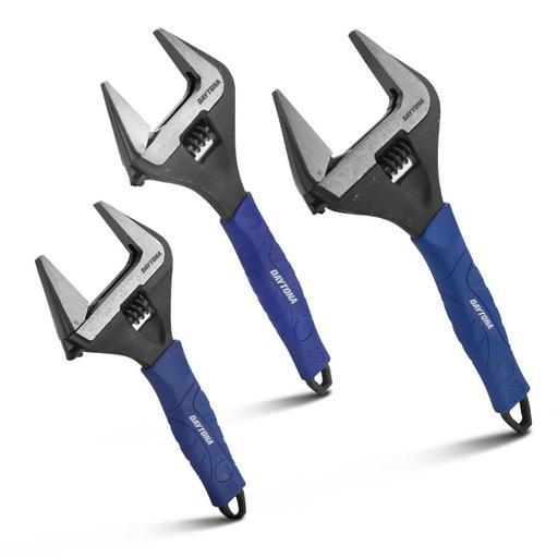 Daytona DW3P150 3pce Heavy Duty Wide Jaw Adjustable Wrench Set – image 8