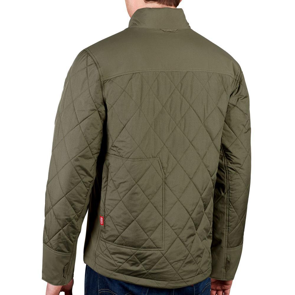 Cordless AXIS Olive Green Heated Jacket 