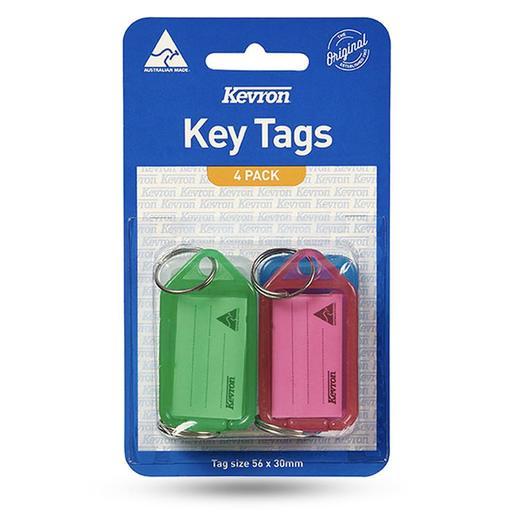 Kevron 43989 4-Pack Assorted ID5 Key Tags
