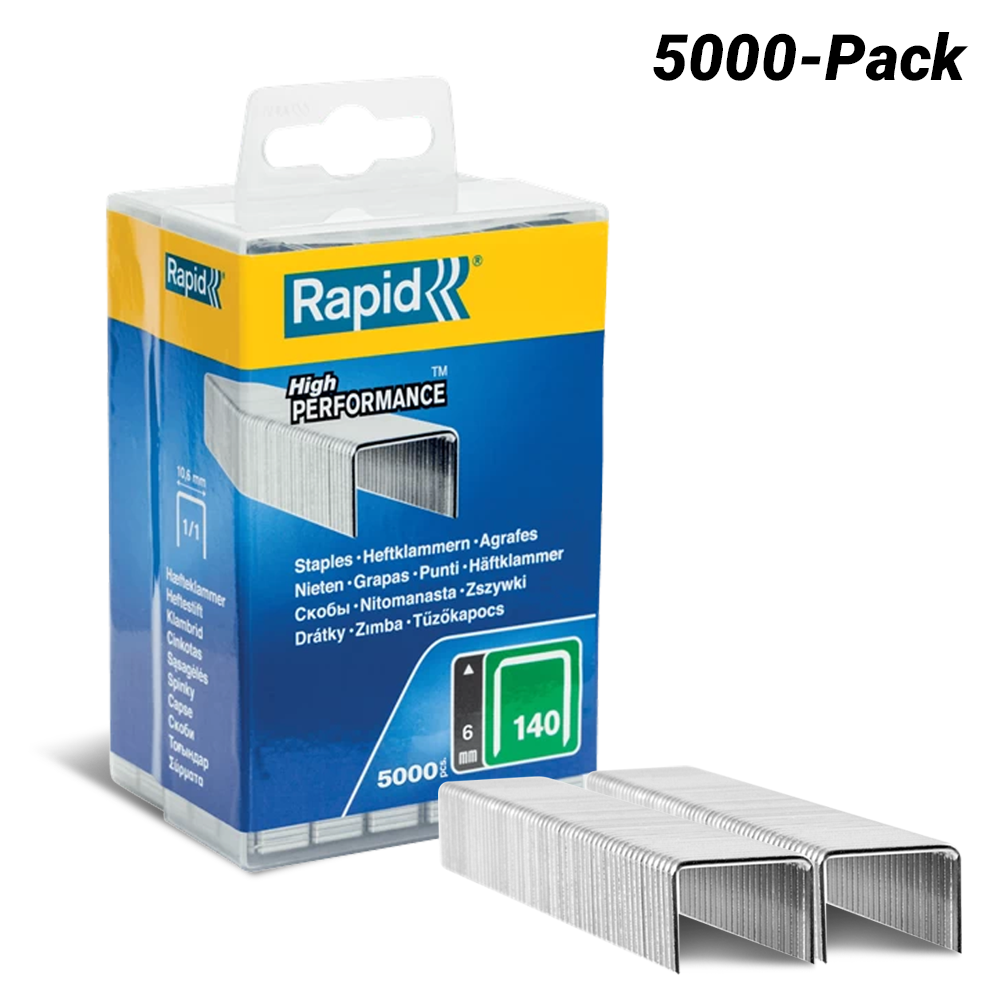 Rapid 23520200 11 Series Flat Wire Staples - 3/8 Inch, 5000 Per Box For Construction - View #3