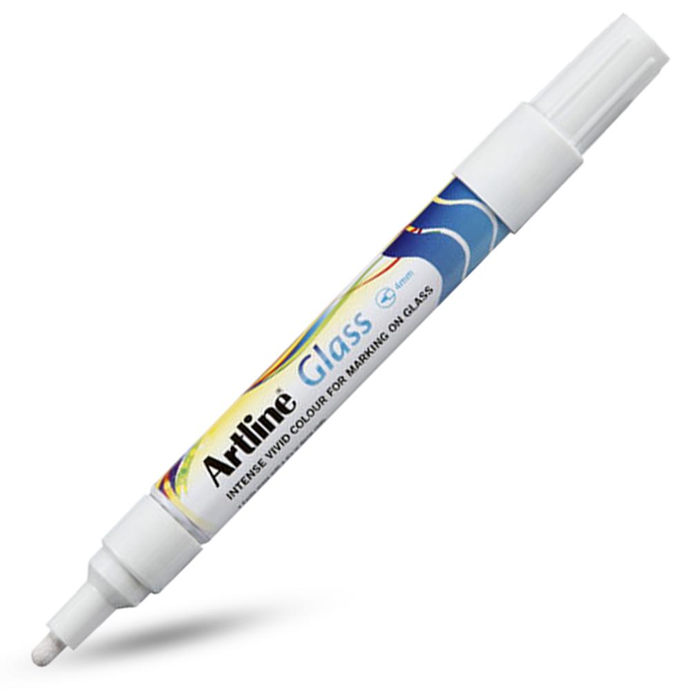 Artline 183033 Glass Marker 4mm White