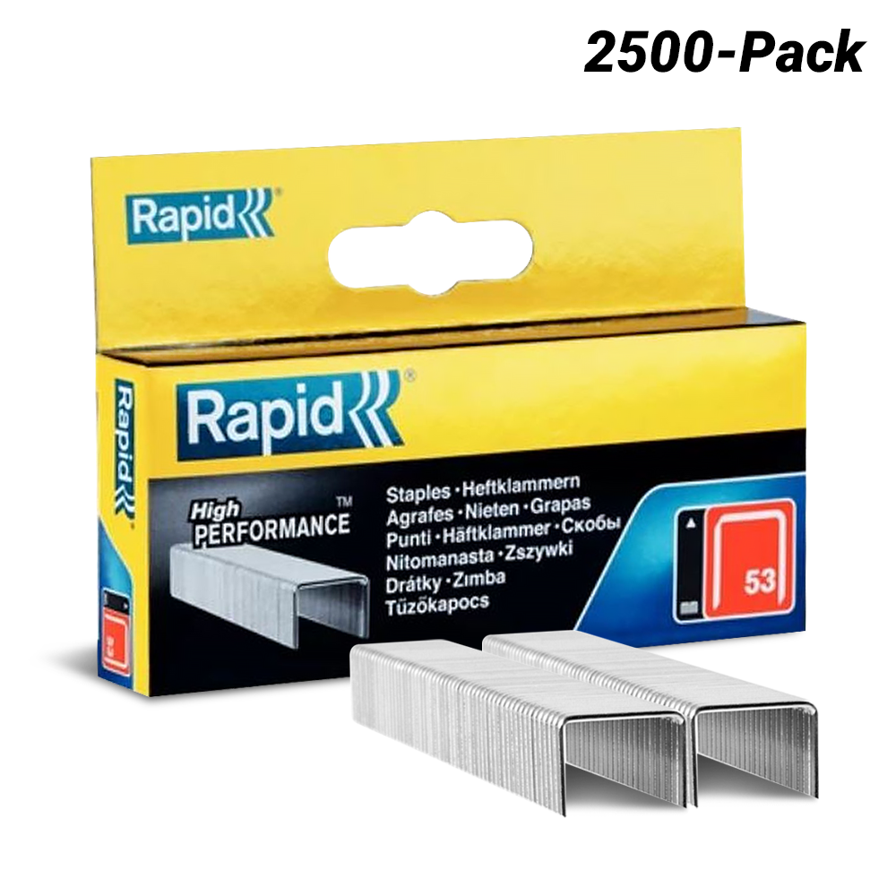 Rapid 11800225 2500-Pack 53 Galv Staples – image 1