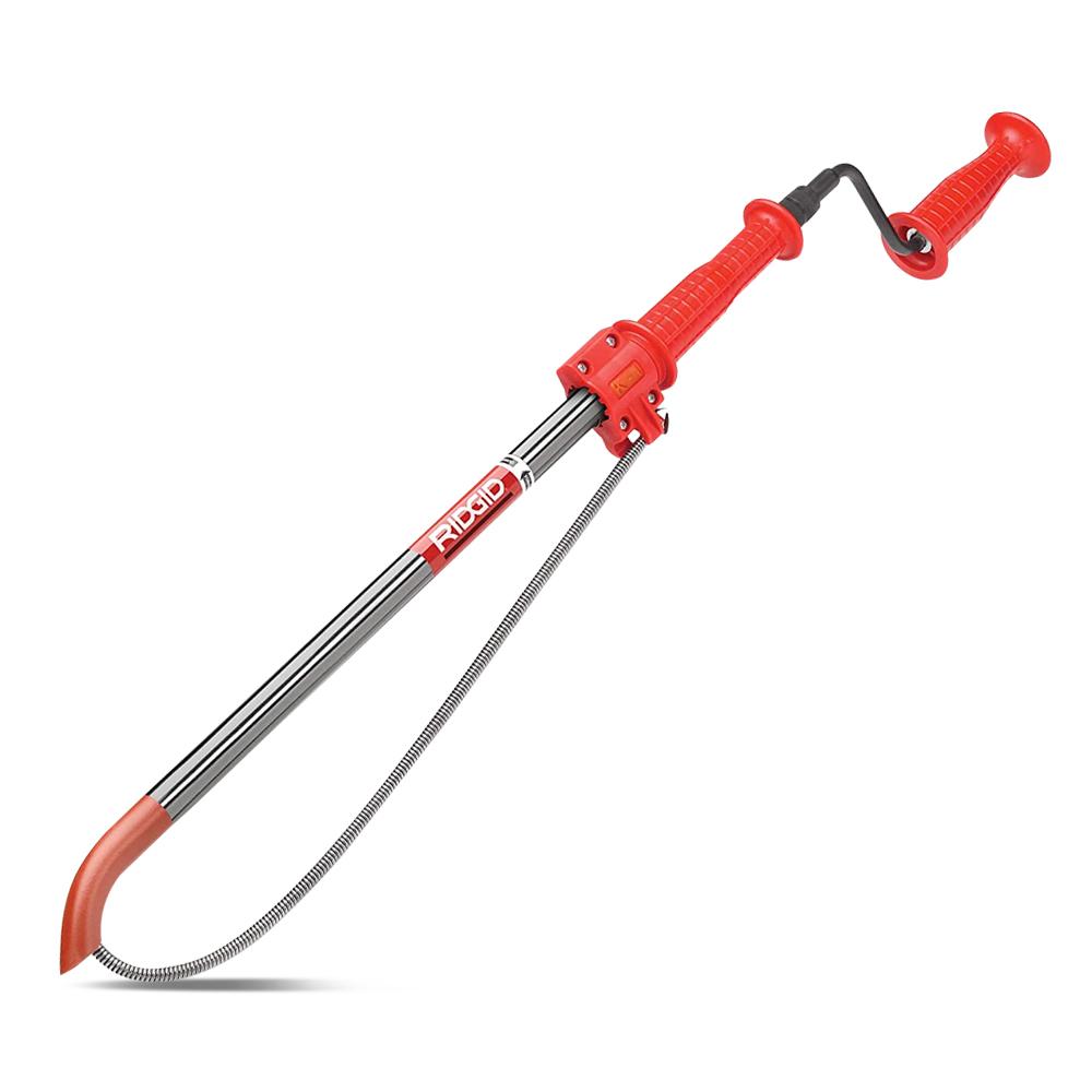 RIDGID 46683 K-1 Combination Auger With C-Style Cutter Head - Telescoping Drain Cleaner For Shower & Urinal Blockages (Up To 2" Pipes)