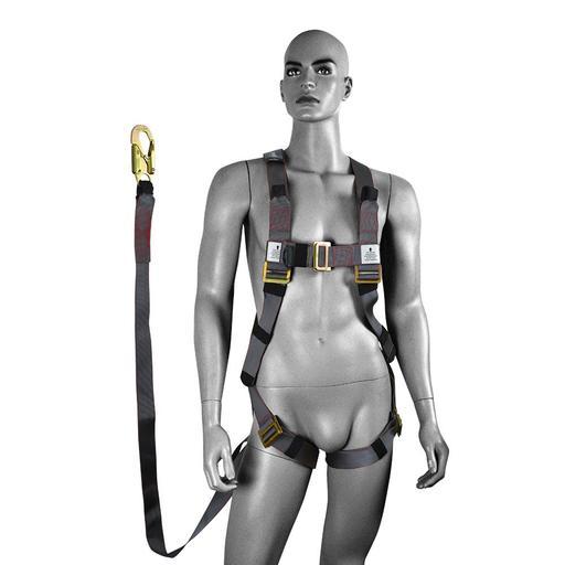 Maxisafe ZBH902h Professional Full Body Roofers Harness & Lanyard Kit