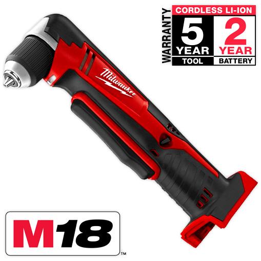 Milwaukee 2615-20 M18 Cordless Right Angle Drill BC, 44% OFF
