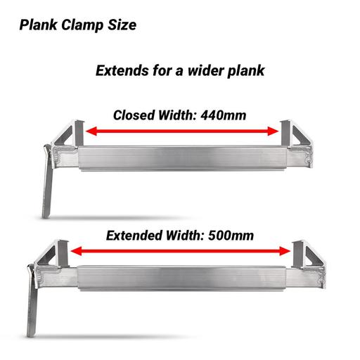 Climbrite CTLSKIT Trestle Ladder Scaffold Handrail Kit (3m - 5.5m) – image 11
