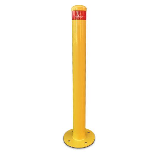 eSafety Supplies B-140-SM 140mm x 1200mm Surface Mount Galvanised Steel Bollard