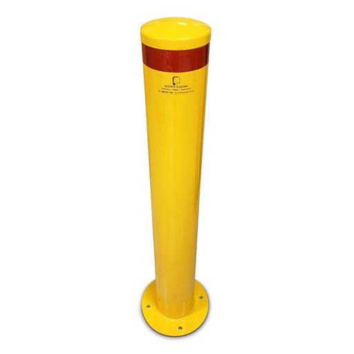 eSafety Supplies B-165-SM 165mm x 1200mm Surface Mount Galvanised Steel Bollard
