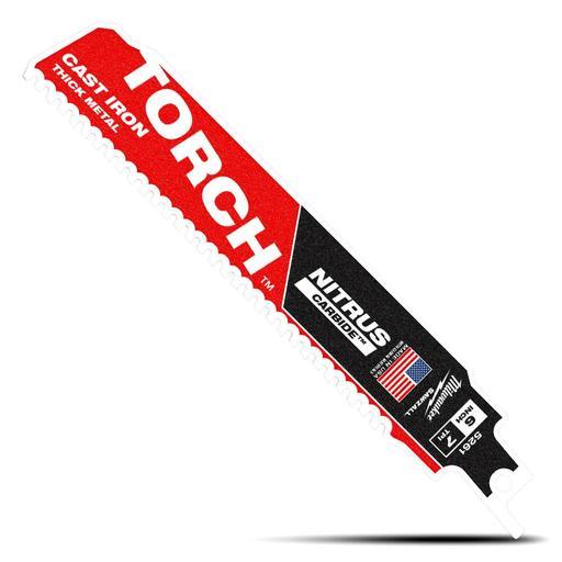 Milwaukee 48005261 Single-Pack 150mm (6") 7TPI SAWZALL TORCH Reciprocating Saw Blade with NITRUS CARBIDE – image 2