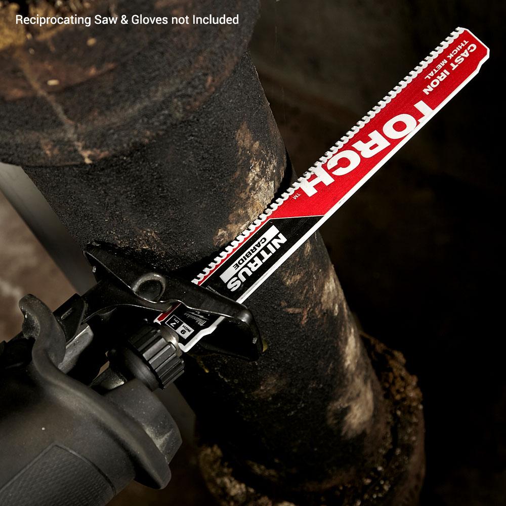 Milwaukee 48005362 3Pack 230mm (9") 7TPI SAWZALL TORCH Reciprocating