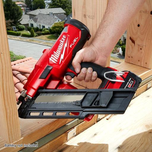 Milwaukee M18FFN-0C 18V Li-ion Cordless Fuel 30° - 34° Framing Nailer - Skin Only – image 16