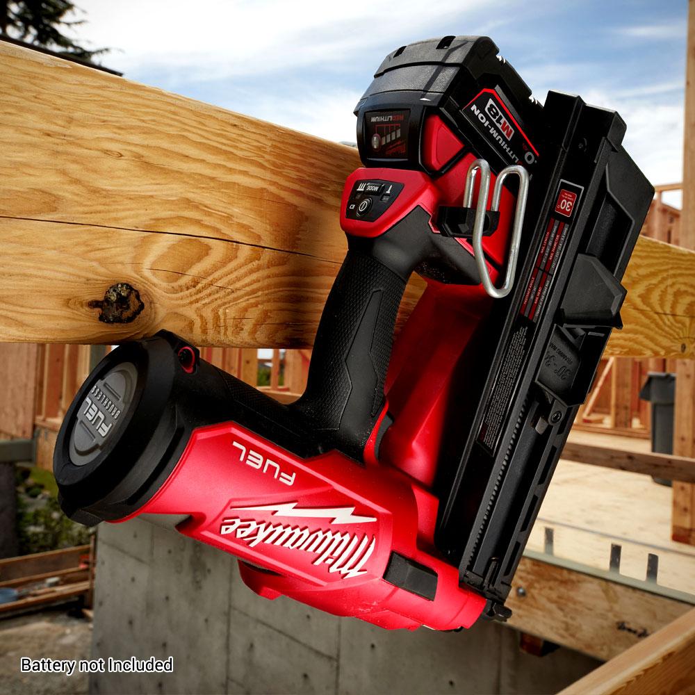 Milwaukee cordless deals air nailer