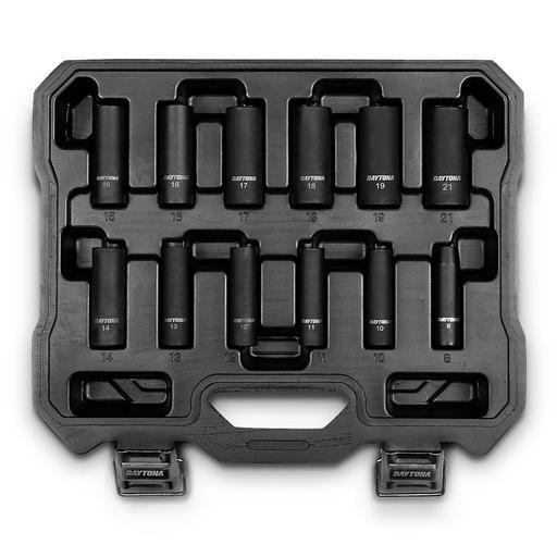 Daytona DMS12PC 12pce 3/8" Drive Deep Impact 8-21mm Metric Socket Set – image 3