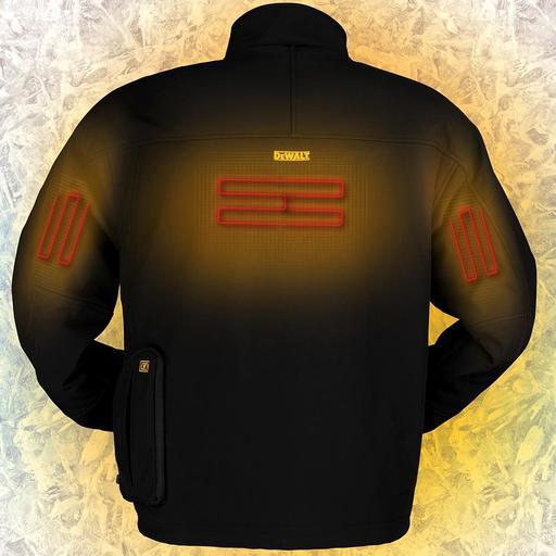 DeWalt DCJ060-XJ 18V Li-ion Cordless Black Heated Outer Shell Jacket - Skin Only – image 5