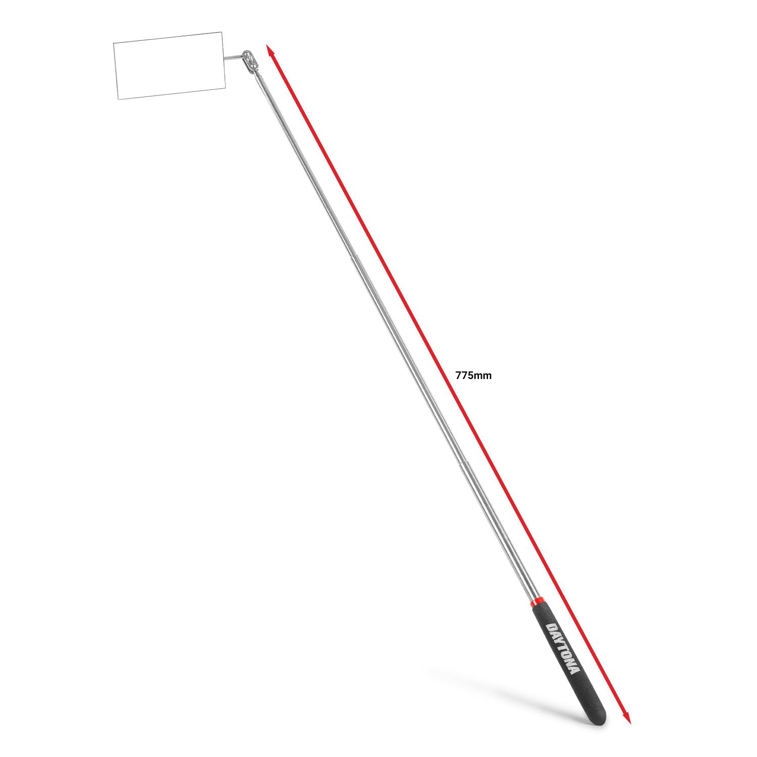 Daytona DTLINSM 775mm (30-1/2") 50mm x 95mm Square Telescopic Inspection Mirror – image 3