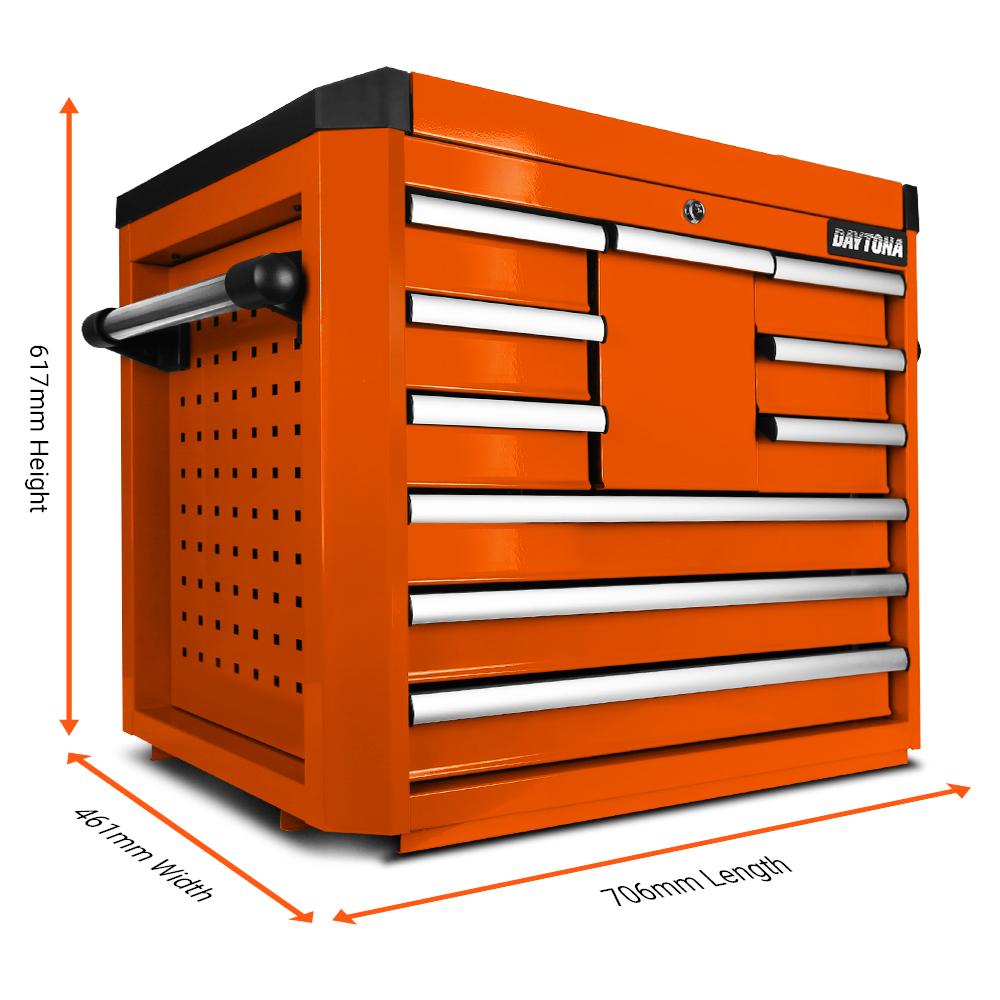 Daytona D17DTO 17 Drawer Tool Set With Roller Orange