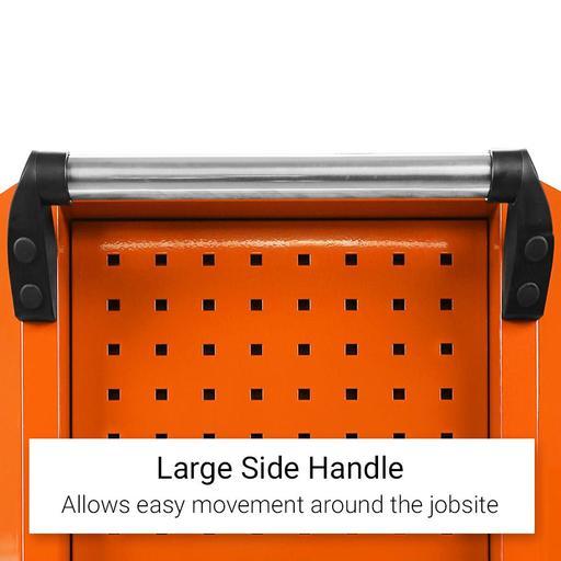 Daytona D7DTO 7 Drawer Bottom Roller Cabinet - Orange – image 8