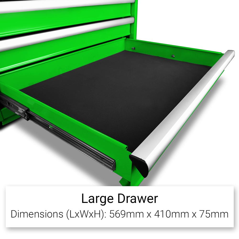Daytona D655PSG2XD10DCG 655pce Mechanical Tool Kit with 2 Chests & Roller Cabinet - Green – image 36