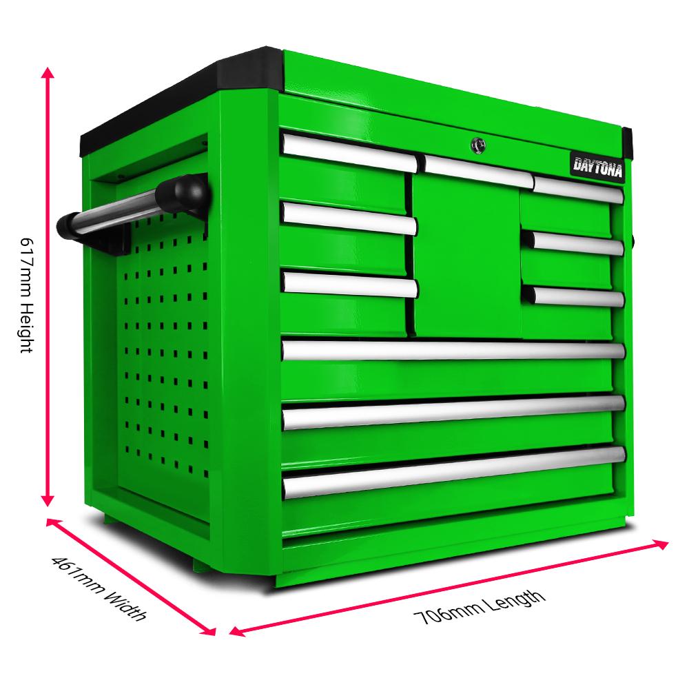Daytona D655PSG2XD10DCG 655pce Mechanical Tool Kit with 2 Chests & Roller Cabinet - Green – image 30