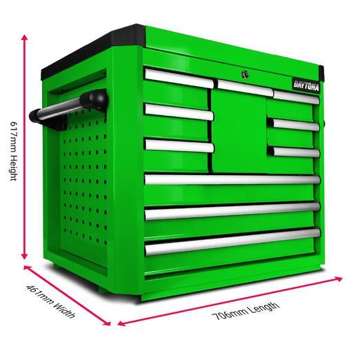 Daytona D655PSG2XD10DCG 655pce Mechanical Tool Kit with 2 Chests & Roller Cabinet - Green – image 30