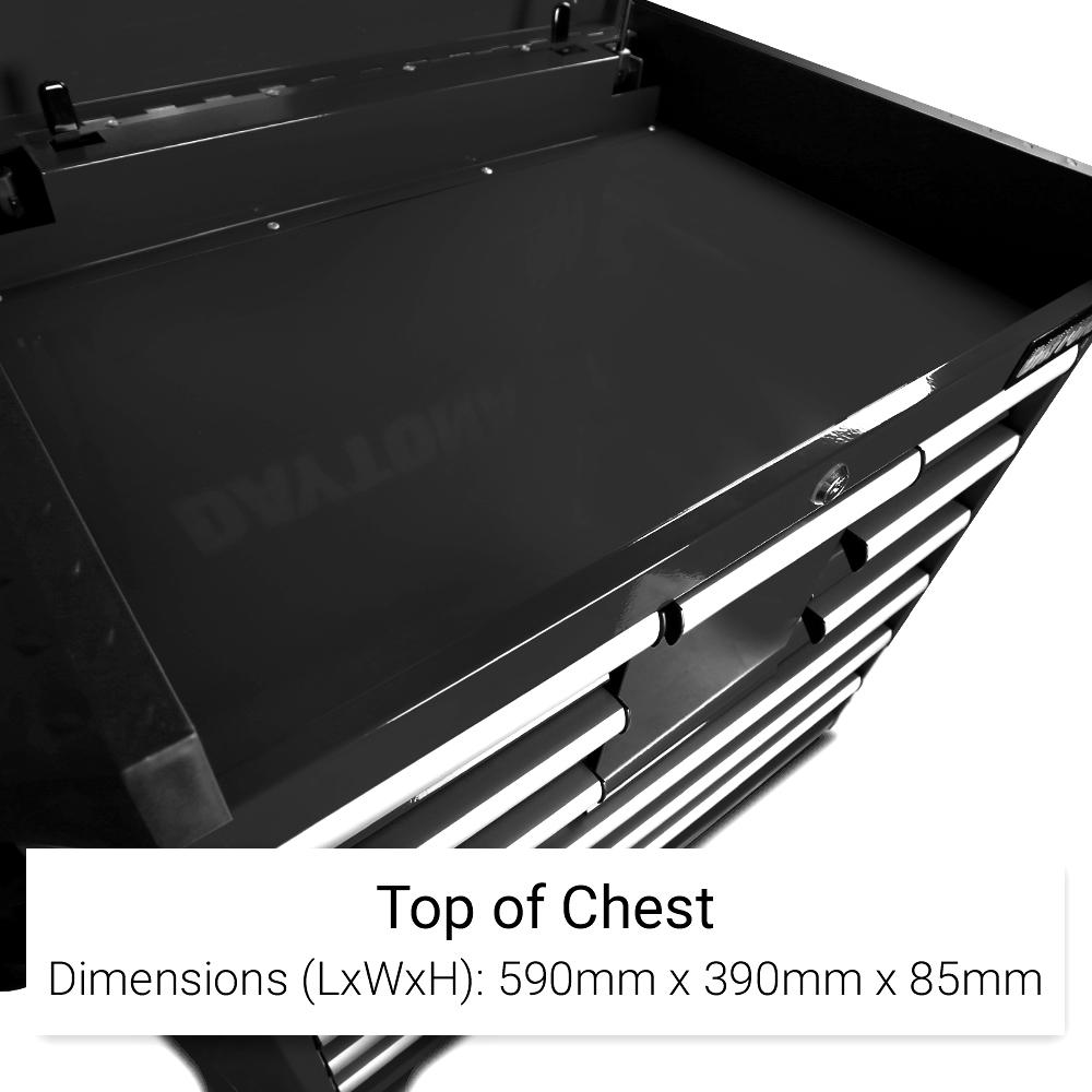 Daytona D10DCBK 10 Drawer Tool Chest Black