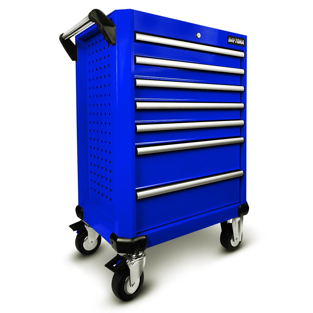 Daytona D7DTB 7 Drawer Bottom Roller Cabinet - Blue – image 1