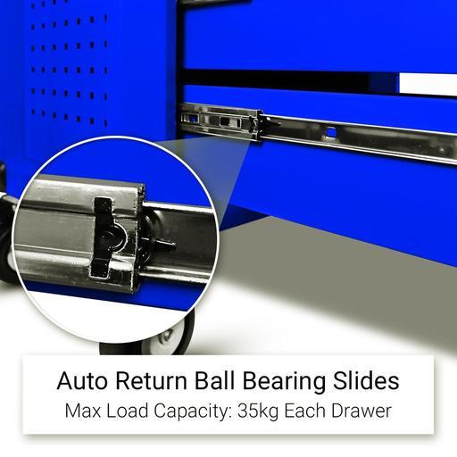 Daytona D7DTB 7 Drawer Bottom Roller Cabinet - Blue – image 13