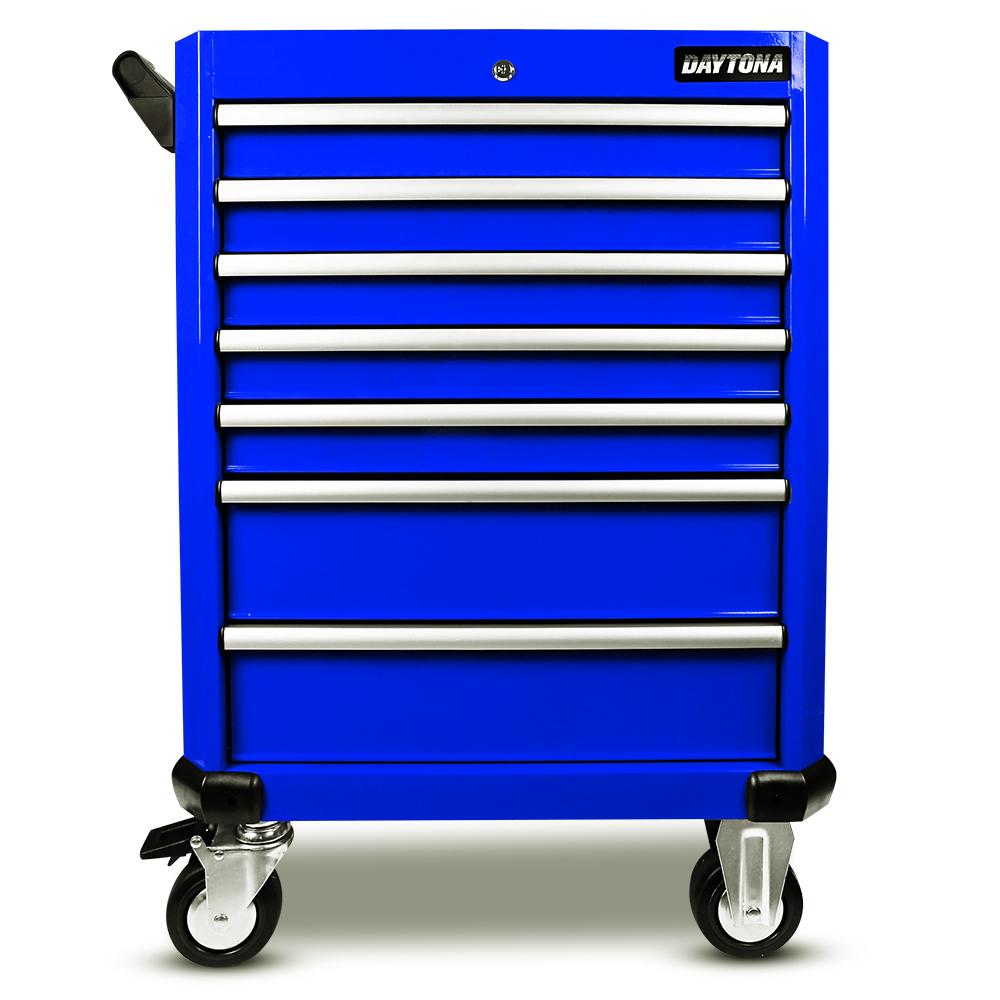 Daytona D7DTB 7 Drawer Bottom Roller Cabinet - Blue – image 3