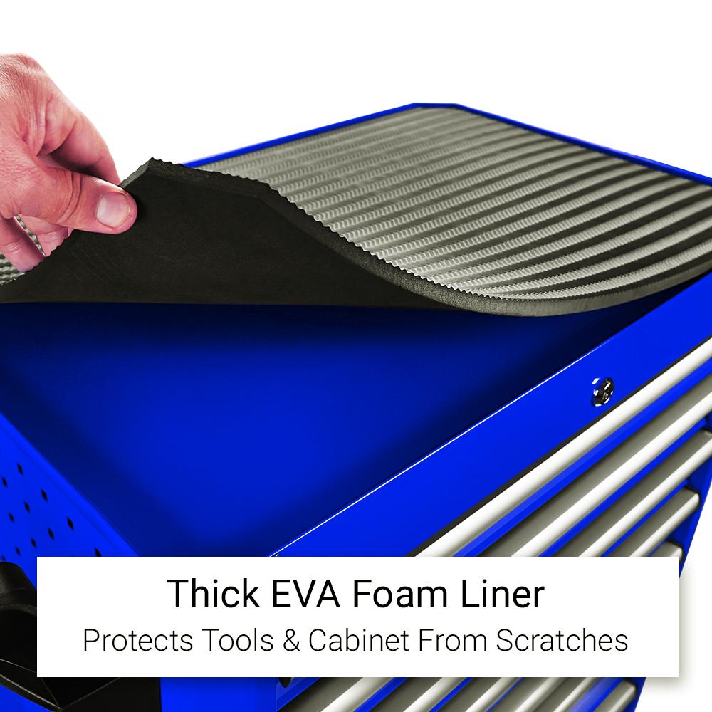 Daytona D7DTB 7 Drawer Bottom Roller Cabinet - Blue – image 10