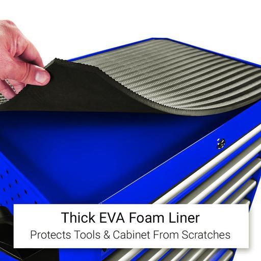 Daytona D7DTB 7 Drawer Bottom Roller Cabinet - Blue – image 10