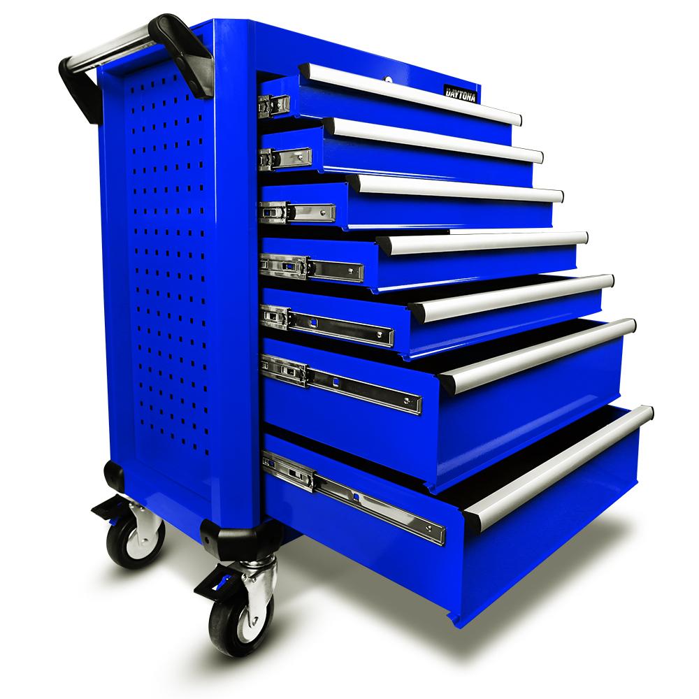Daytona D7DTB 7 Drawer Bottom Roller Cabinet - Blue – image 2