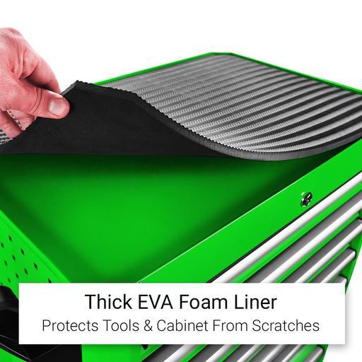 Daytona D7DTG 7 Drawer Bottom Roller Cabinet - Green – image 10