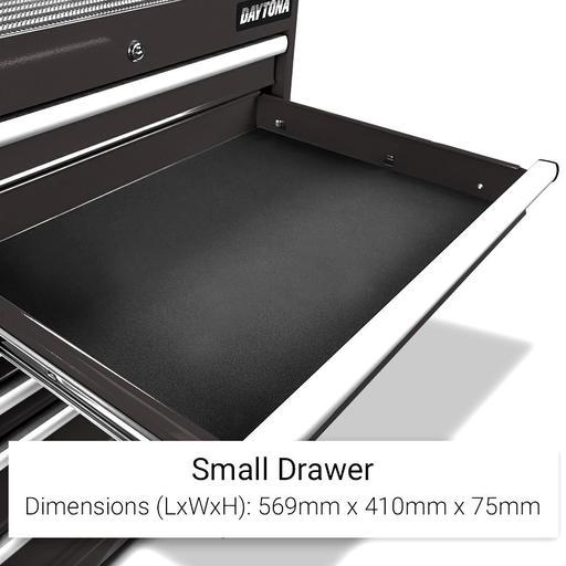 Daytona D7DTBL 7 Drawer Bottom Roller Cabinet - Black – image 5