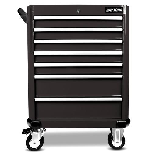 Daytona D7DTBL 7 Drawer Bottom Roller Cabinet - Black – image 3