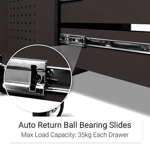 Daytona D7DTBL 7 Drawer Bottom Roller Cabinet - Black – image 13