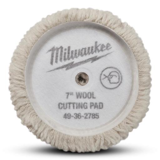 Milwaukee 49362785 180mm (7") Wool Cutting Pad to suit 18V Polisher M18FAP180 – image 2