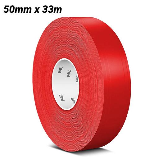 3M 70007510707 50mm x 33m Red Ultra Durable Floor Marking Tape 971